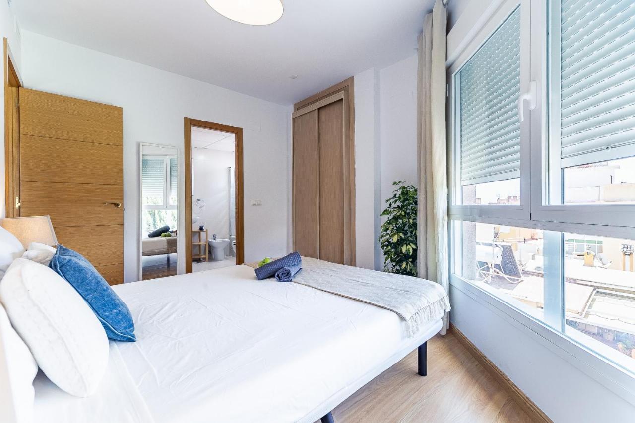 Modern Beach Apartment Valparaiso With Parking مالقة المظهر الخارجي الصورة